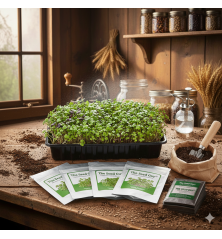 10 Variety Heirloom Microgreen Starter Seed Package
