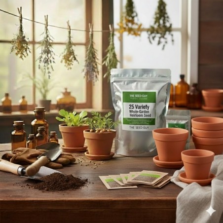 25 Variety Heirloom Seed Package