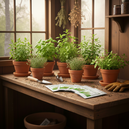 11 Variety Heirloom Herb Seed Package