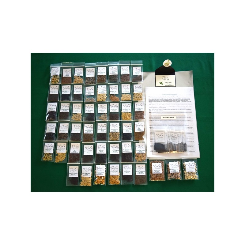 60 Variety Heirloom Seed Package