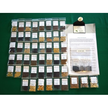 60 Variety Heirloom Seed Package