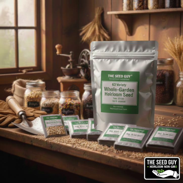 63 Variety Heirloom Seed Package