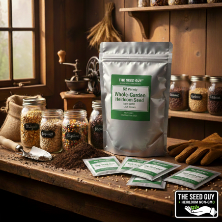 62 Variety Heirloom Seed Package